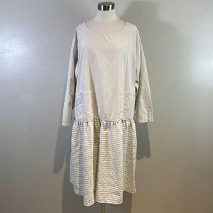 Adorable drop waist 80’s style cotton dress